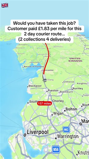 Would you do a job like this?… #courier #courierservice #deliverydriver #vanlife #logistics