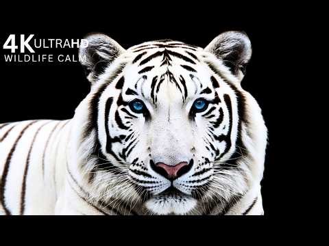 Peaceful Forest Animals & Calming Waterfall 🌧️ 4K Ultimate Nature Soundscape for Deep Sleep & Study