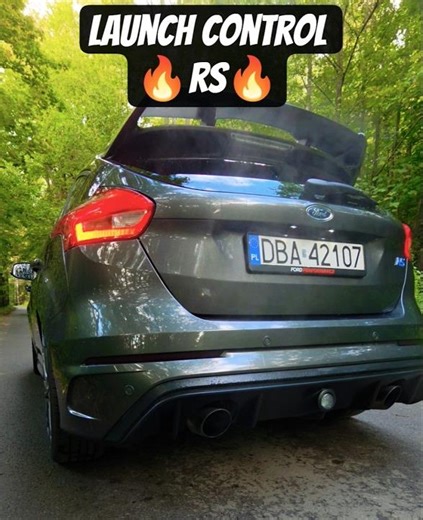 LAUNCH CONTROL FOCUS MK3 RS 🔻⚡️ #ford #focus #rs #youtube #subscribe #shorts #kenblock