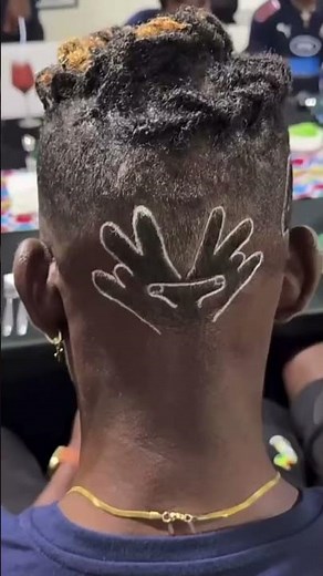 Benjamin Asare’s new haircut with Shatta Movement Symbol! #shattawale #sm4lyf