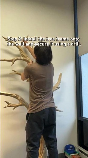 How to build a Tree Bookshelf - Guide from Our Customer #spryinterior #treebookshelf #homedecor