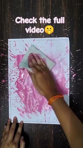 Spill Art DIY | Room Decor Poster with Inspirational Quote | #spillart #roomdecorideas