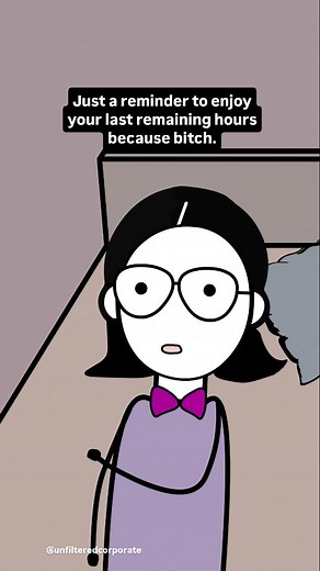 Its monday tomorrow 😭😭 #monday #worklife #workhumor #corporatelife #corporatehumor #workmemes #relatable #viral | Unfiltered Corporate