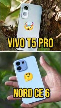 Vivo T5 Pro vs OnePlus Nord CE 5 🔥 Best Phone Under ₹30K?