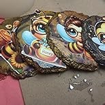 Betem Super Golden Metallic Paint Markers, 18 Colors Metallic Paint Pen Scrapbook Supplies, 2-3mm Medium Tips Glitter Markers for Black Paper, Albums, Rock Painting, Cards, Ceramic, Wood, DIY Crafts