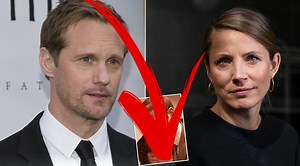 Efter romansryktet – nu sprids intima bilden på Alexander Skarsgård och Tuva Novotny