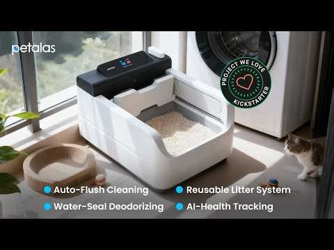 Petalas The Next-Gen Cat Litter Box with AI Health Tracking by Petalas