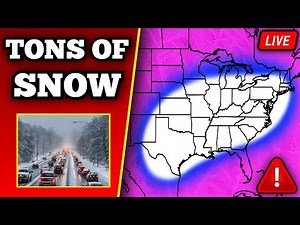 Urgent Winter Storm Update - HUGE SNOW INCREASE & Ice Storm Coming - Live Update