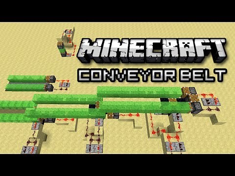 Minecraft: Slime Block Conveyor Belt Contraption (14w18)
