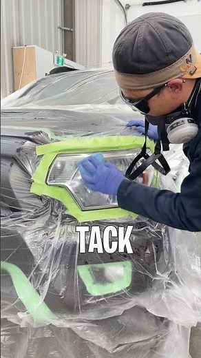 Headlight restoration on Toyota Tacoma