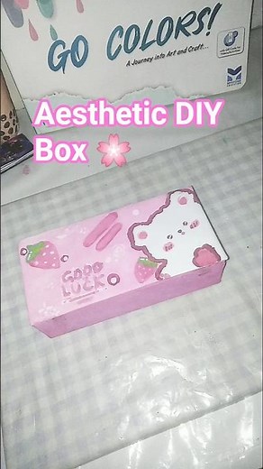 DIY Cute Geometry Box ✨ | Easy & Aesthetic Stationery Idea