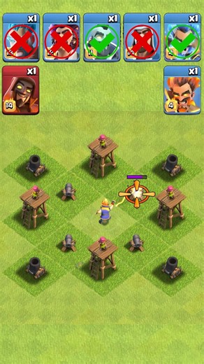 Can Wizard Family Destroy Level 1 Defense? 😱 | Clash of Clans