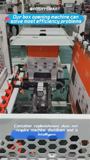 Our box opening machine can solve most efficiency problems