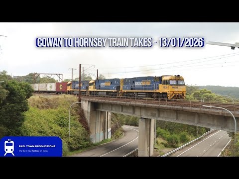 Cowan to Hornsby Train Takes - 13/01/2026