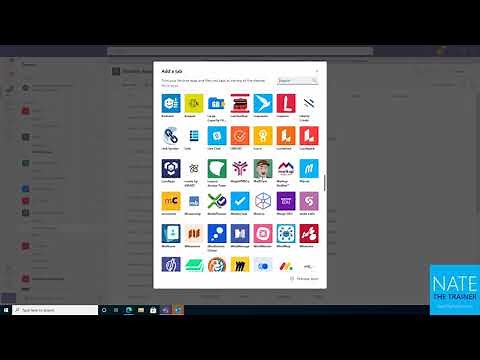 Adding apps to Microsoft Teams
