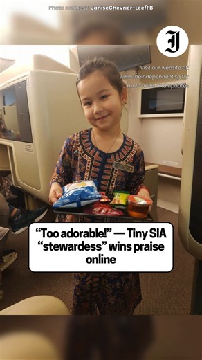“Too adorable!” — Our tiny SIA stewardess is winning hearts and praise online! Read the full story here: https://theindependent.sg/too-adorable-tiny-sia-stewardess-wins-praise-online/ #SIA #StewardessInTheMaking #CutestCrew | The Independent Singapore
