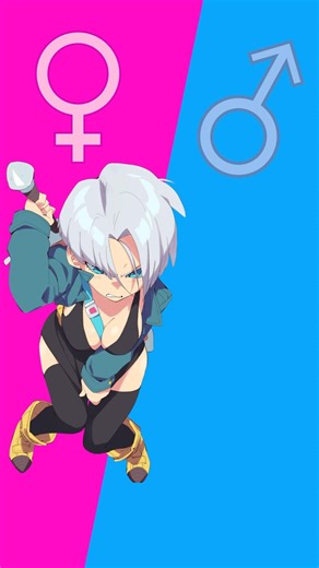Dragon ball Super trunks Character in Gender swap ||