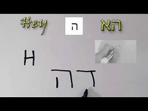 The Hebrew Alphabet FREE course. - Lesson 2