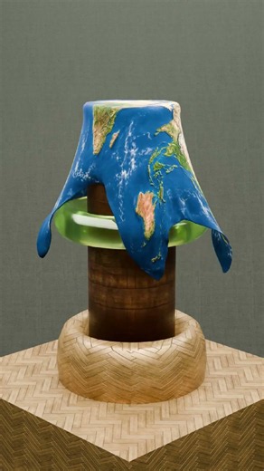 World Map VS Different Weights! 🌍🔨