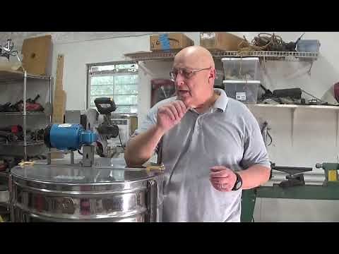 Honey Extractor stand that is "super versatile" and easy to make