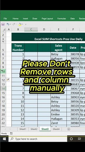Add or Delete Rows & Columns in Excel in Seconds
