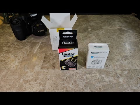 Kastar 1 Pack BP-511 Battery and AC Wall Charger for Canon 10D - 50D, 5D Unboxing and Review
