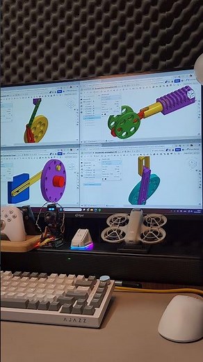 Satisfying mechanical animations OnShape assembly mate connector CAD modelling engineering 🥵💯