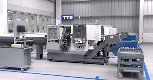 Twin Spindle Lathe for Bar Turning | TTS Series