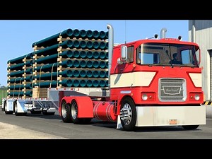 Brockway U459 | Mack F700 | Mack ENDT | Mods | 1.43 American Truck Simulator Gameplay