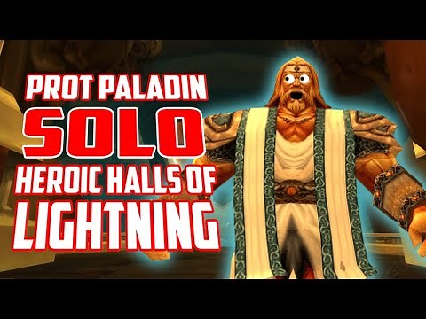 Solo Heroic Halls of Lightning Prot Paladin POV - WotLK Classic