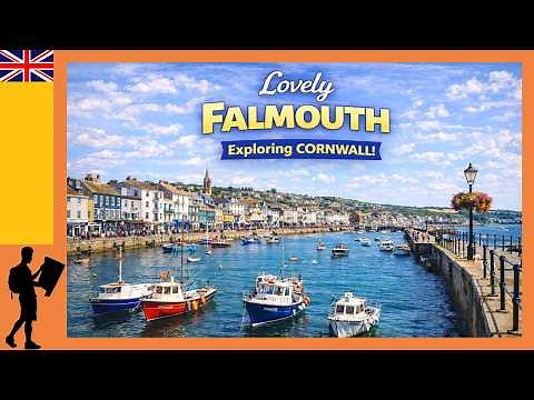 Falmouth Cornwall UK | Harbour & Town Centre Walk in 4K