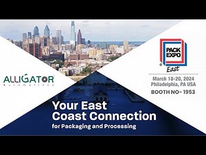 Join Us for Alligator Automations at Pack Expo East 2024