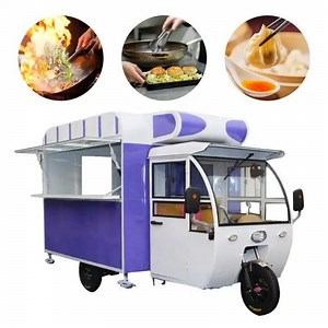 [Hot Item] Mobile Food Cart Mobile Kitchen Cooking Equipment Sales Booth Snack Cart