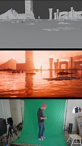 Greenscreen in CGI #vfx #greenscreen | Phil.Flock