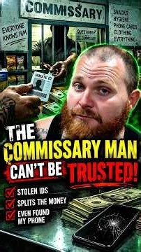 The Commissary Man Was CROOKED in Prison 😳