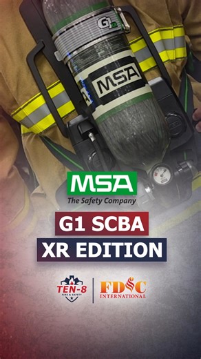 🚒 Meet the MSA G1 SCBA XR – Built for What’s Next. 💨 Designed for extreme conditions, the MSA Fire G1 XR excels! The MSA G1 XR edition features enhanced removable soft goods for a better fit and easier cleaning. The MSA G1™ SCBA XR Edition represents an evolution of the classic G1. When every second counts, the G1 XR has your back. #MSAG1XR #FDIC2025 #firefighter #FirefighterGear #MSASafety #SCBAInnovation #FirstResponderReady #FirefighterTech | Ten-8 Fire & Safety