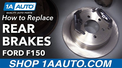 How To Replace Rear Brakes 2004-11 Ford F-150