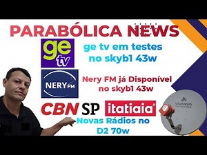 🔴Parabolic News GE TV in Testing on B1 | NeryFM | CBN | Itatiaia