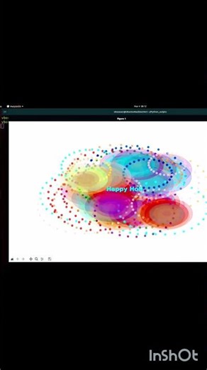 Happy Holi! | #holi | #happyholi | #colors | #india | #shorts | #coding | #indian | #python | #ai |