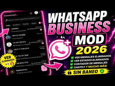 🔥 NEW WhatsApp Business MOD 2026: DOWNLOAD + INSTALL + USE (No Ban 🚫)