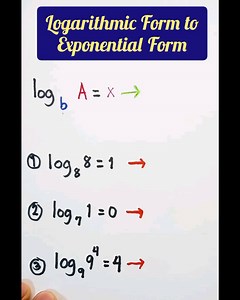 Transforming Logarithmic Form into Exponential Form Follow me on my social media accounts: Youtube: www.youtube.com/c/MathTeacherGon/ Tiktok: https://vt.tiktok.com/ZSdHt9Nt3/ Facebook: www.facebook.com/MathTutorialsforFree | Ako si Teacher Gon