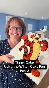1.7K views · 53 reactions | Tigger cake Part 2 @wiltoncakes #fyp #cake #cakedecorating #buttercream #tigger #disney #winniethepooh | Tracey Mann Cakes | Facebook