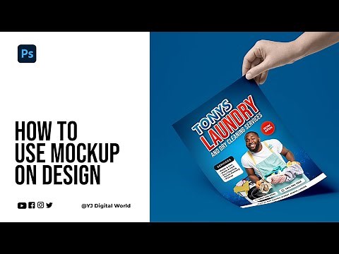 How To Use Mockup On Your Design | Freepik | Photoshop