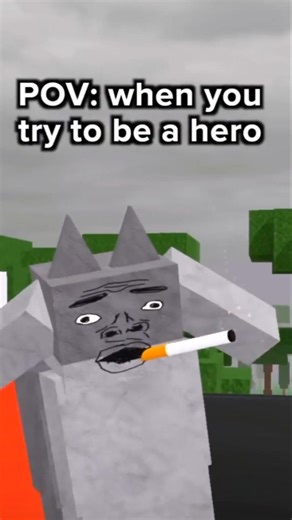 POV: when you try to be a hero