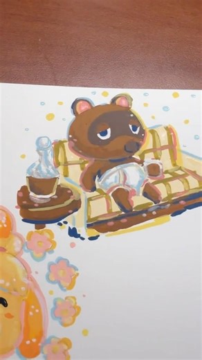 he on the couch. Who next?#animalcrossing #drawing #sketchbook #aestheticart #cuteart