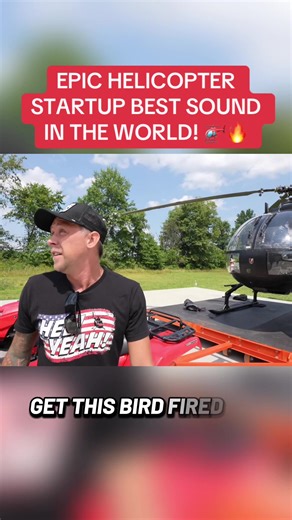 Epic Helicopter Startup: The Best Sound Ever!