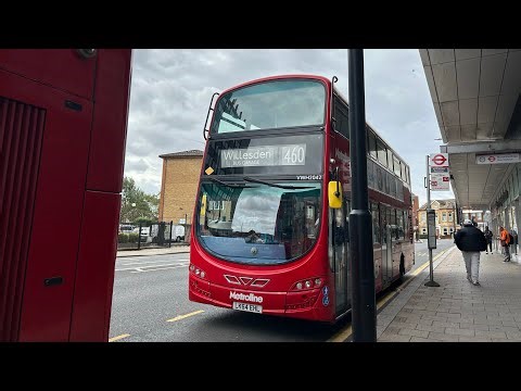 FULL ROUTE VISUAL|Metroline London Route 460 North Finchley - Willesden Bus Garage VWH2042 LK64EHL