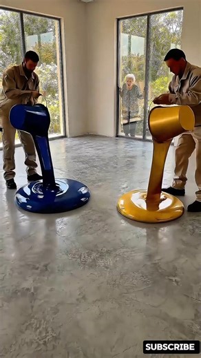 Luxurious bedroom with emerald green epoxy flooring 💖✨ #epoxy #floor #epoxyfloor