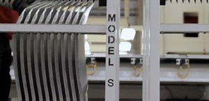 Video Shows Tesla Model S Body Panel Stamping Process