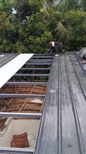 Tie wire installation ,para maayos at matibay,para sa insolation foam👍👷 #roofing #insolationfoam #Tiewire #installers #installation | coyz builderz